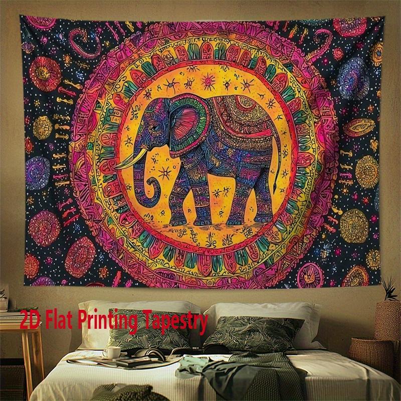 

Mantra is of ethnic style Digital printing polyester wall tapestry suitable for use in living rooms bedrooms offices bars party 74x94cm(29x37in)