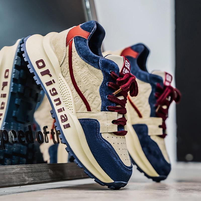 Forrest Gump Shoes Men's Fashion Retro Sports Trendy Shoes Men's Korean Version Platform Heightening Dad Shoes Summer Trend Men's Shoes