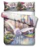 Printed 3d Cartoon Forest Unicorn Bedding Set 3 Pcs Duvet Cover Sets Universe Queen King Quilt Cover BedLinen Bedspread Bedset B