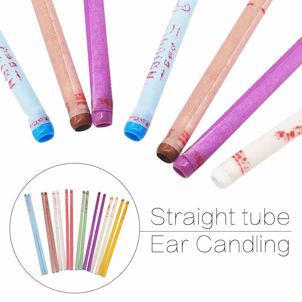 Buy 2pcs Trumpet Style Coning Beewax Natural Ear Candles Ear Candling