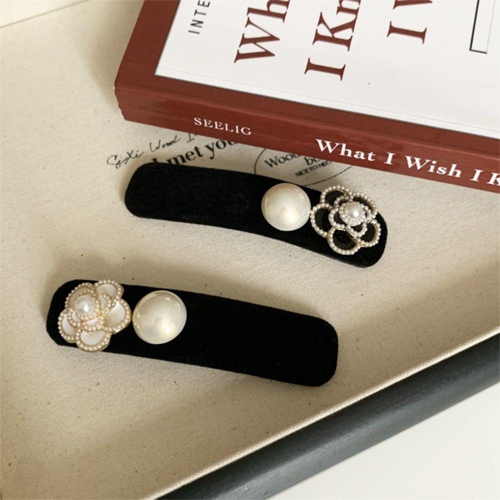 

Pearl Retro BB Clip Hair Accessories Sweet Barrettes Vintage Camellia Hair Clip Wedding