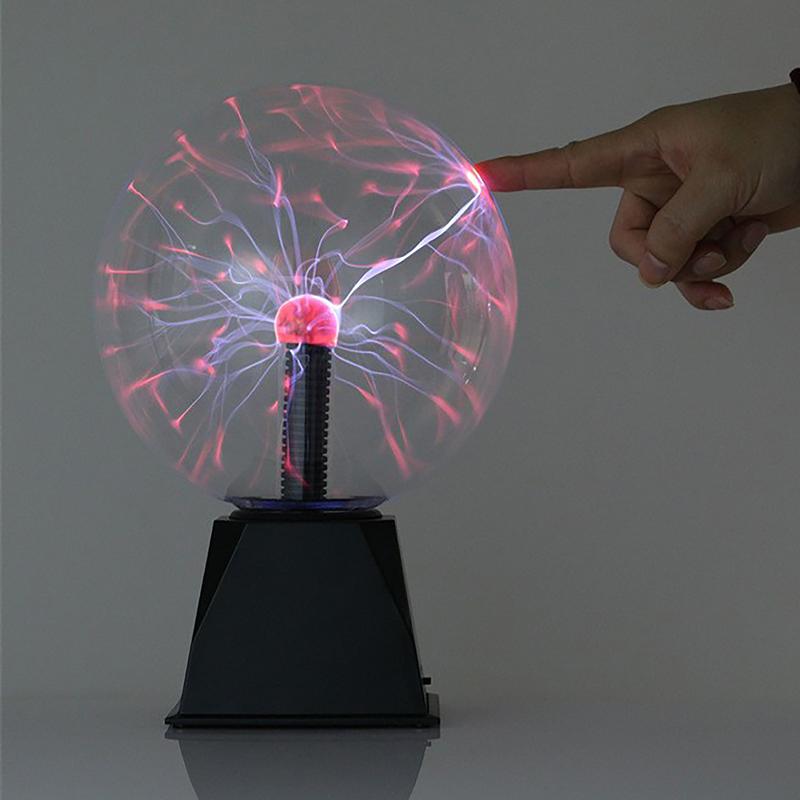 Magic Plasma Ball Lamp USB Electrostatic Touch Sensitive Atmosphere Night Light Novelty Lamp Kids Birthday Christmas Gift