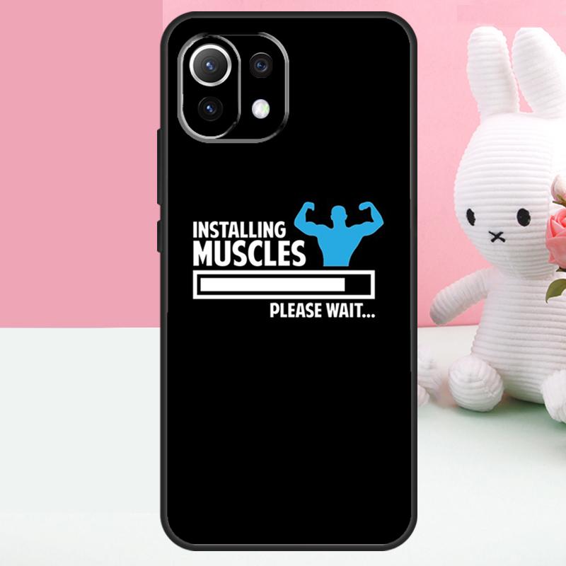 Bodybuilding Gym Fitness Quotes Case For Xiaomi 15T 13T 14T Pro 17 Pro Max 15 14 13 Ultra POCO X7 Pro X5 X6 F5 F6 F7 Funda