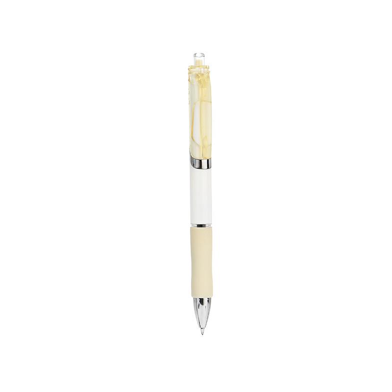 Macaron Quick-Dry Push-Button Gel Pen - Custom Logo, High-Quality Exam & Signing Pen with Black Ink