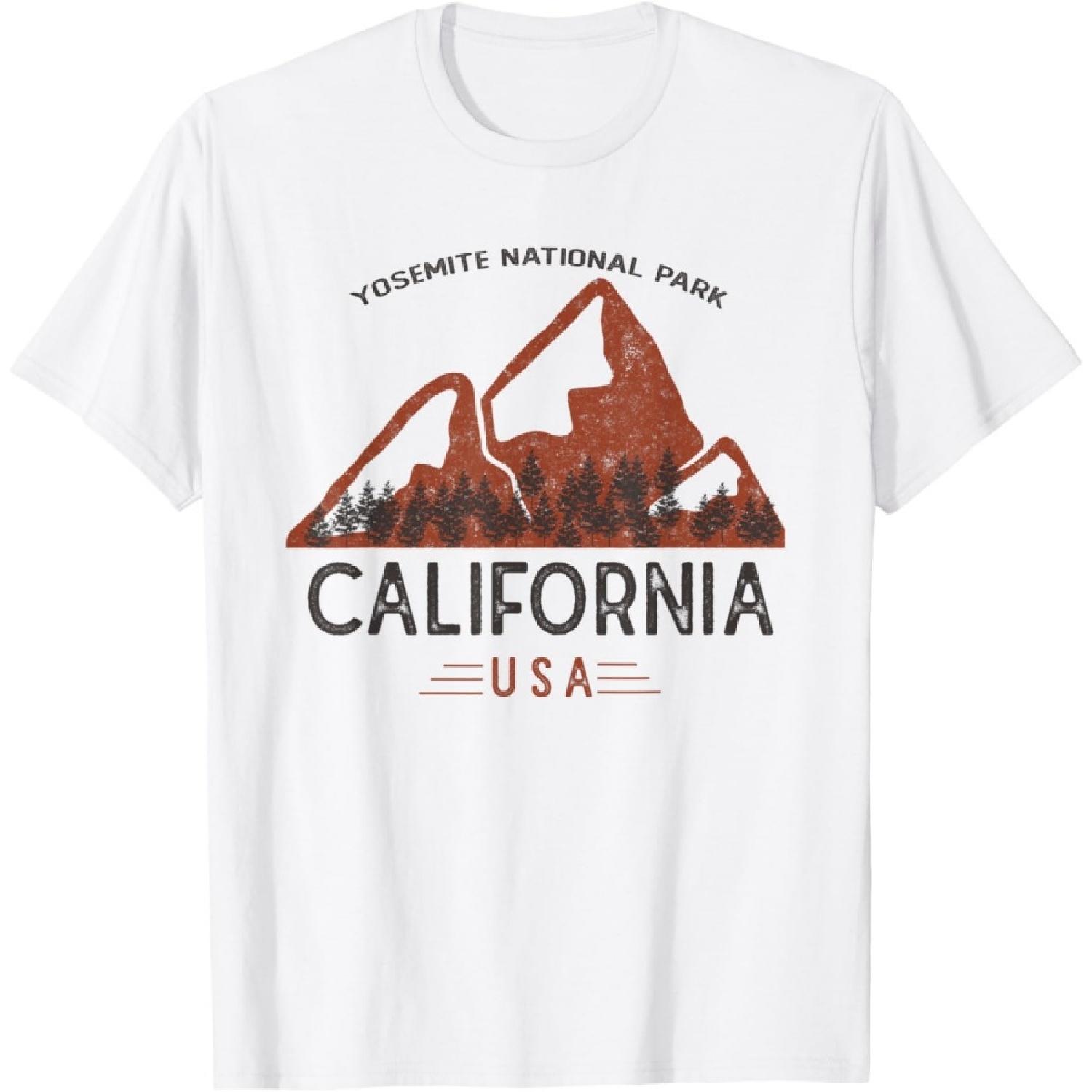 Vintage Retro Yosemite National Park T-Shirt S