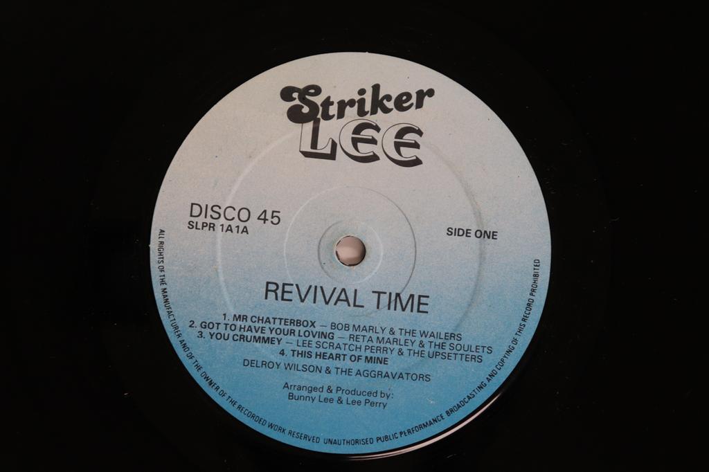 LP Record VARIOUS - Revival Time SLPR1A1A STRIKER LEE UK Reggae, Ska & Dub Used
