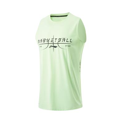 Li Ning Cba Serie Ice Feel Schweißabsorbierend Bequem Sportlich Lässig Einfach Basketballweste Herren Tops Dynamisch-Grün AVSU033-6