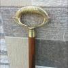 Pure Sheesham, Handmade Walking Cane, Brass Walking Stick, Adult Walking Cane, Vintage Walking Stick, Sheesham Wood Cane