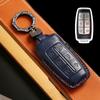 Korean Special Key Protective Cover Is Suitable for Lawns Genesis Gv80 High-end Leather Car Key Bag.