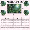 2D Rainforest Parrot Backdrop Cloth Tropical Green Forest Photography Background