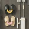 Slippers Storage Rack Wall Mount Suction Cup Drying Rack U Shape Slipper Holder for Bathroom Kitchen