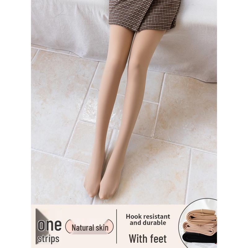 

Серые и черные прозрачные леггинсы - Тонкие для весны/осени и на флисе для зимы - Ощущение обнаженности и чулки натурального черного цвета 80g (One Size 80-140 lbs)