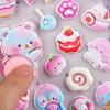 Set of 2 Cute Squishy Butt Squishy Animal Perfect for Phone DIY and Gifts for Kids and Girls Stickers, 3D, Characters, Cases, Notebooks, Diaries,