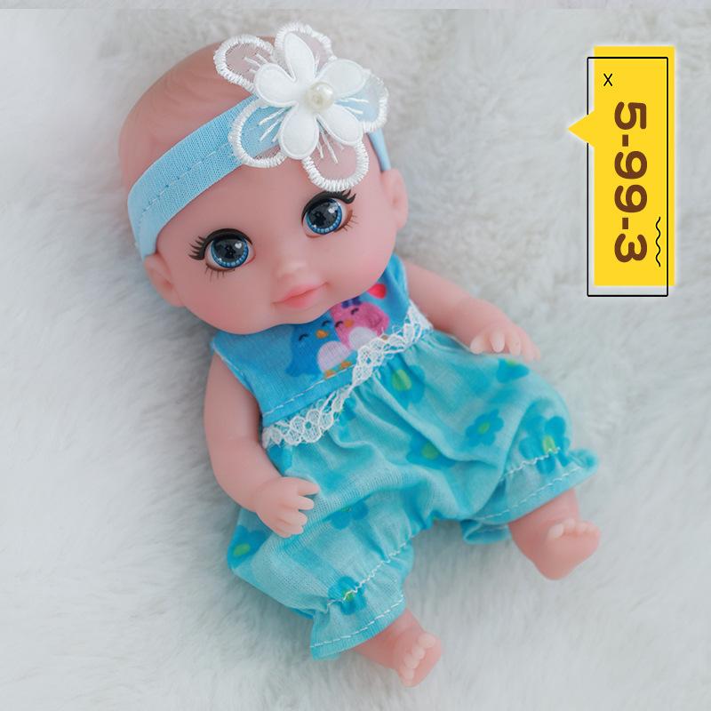 

Кукла Реборн Виниловая Кукла Симуляция Младенца Полное Тело Моющаяся Кукла Игрушка 15cm синий