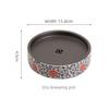 Tea Tray Ceramic Blue and White Entwined Flower Pattern Water Storage Tray Pot Construction Water Tray Dry Soaking Table