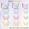 12pcs 3D Butterfly Decoration, Simulated Butterfly Stickers, Living Room Refrigerator Decoration, Background Wall Decoration