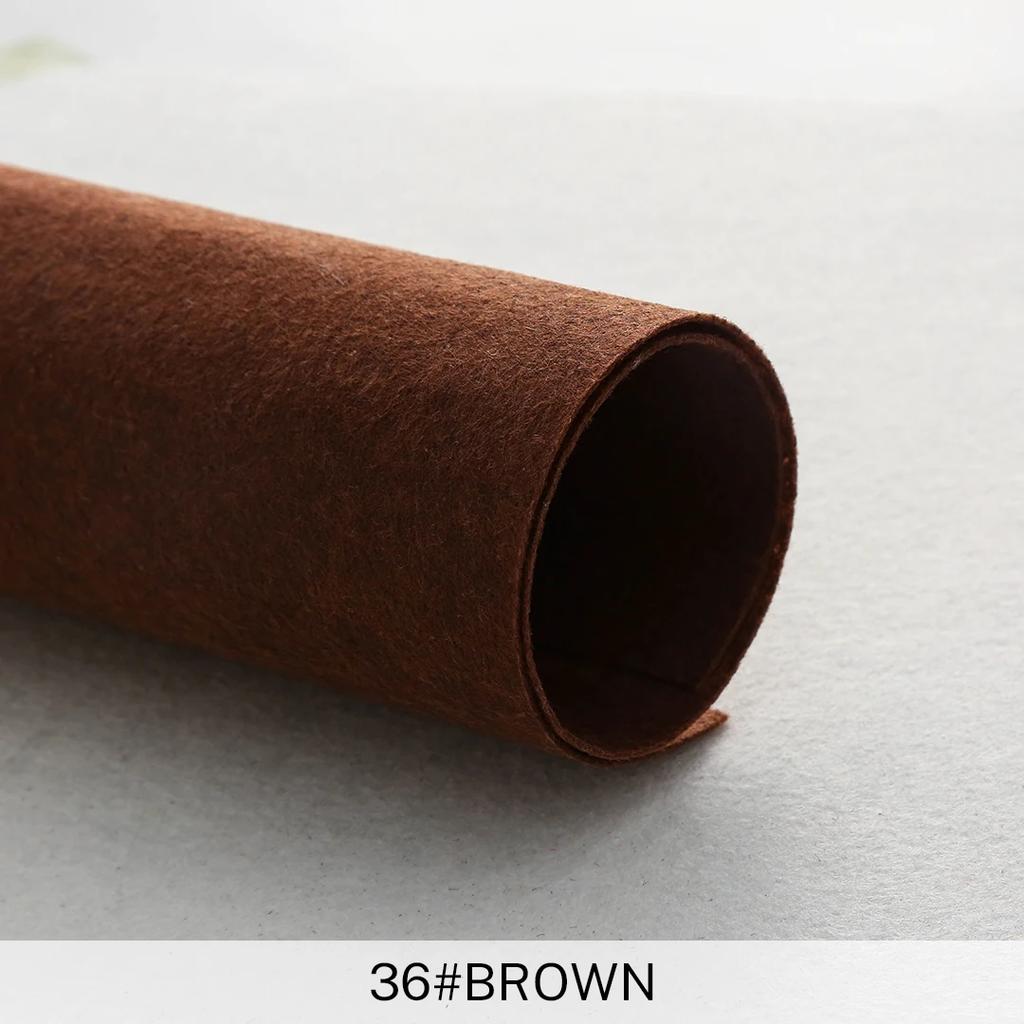 90x45cm Soft Felt Fabric Non-woven Felt Fabric Sheet Patchwork DIY Sewing Dolls Crafts Accessories Material 1mm Thick TJ10300