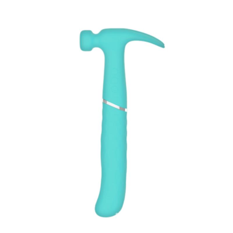 Novelty Double Ended Hammer Rechargeable Triple  Female Sex Toy G Spot S
