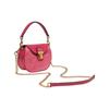 Moschino Letter Logo Print Push Lock Closure Calfskin Fabric Shoulder Crossbody Tote Bag Women Handbags Pink 740682681207