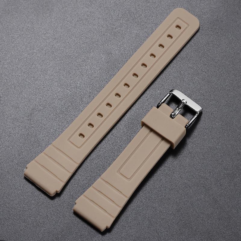 

Soft Silicone Strap 18mm for Casio F-91w Watch Band Waterproof Rubber Bracelet Sport Replacement Wristband Universal Watchbands 18mm