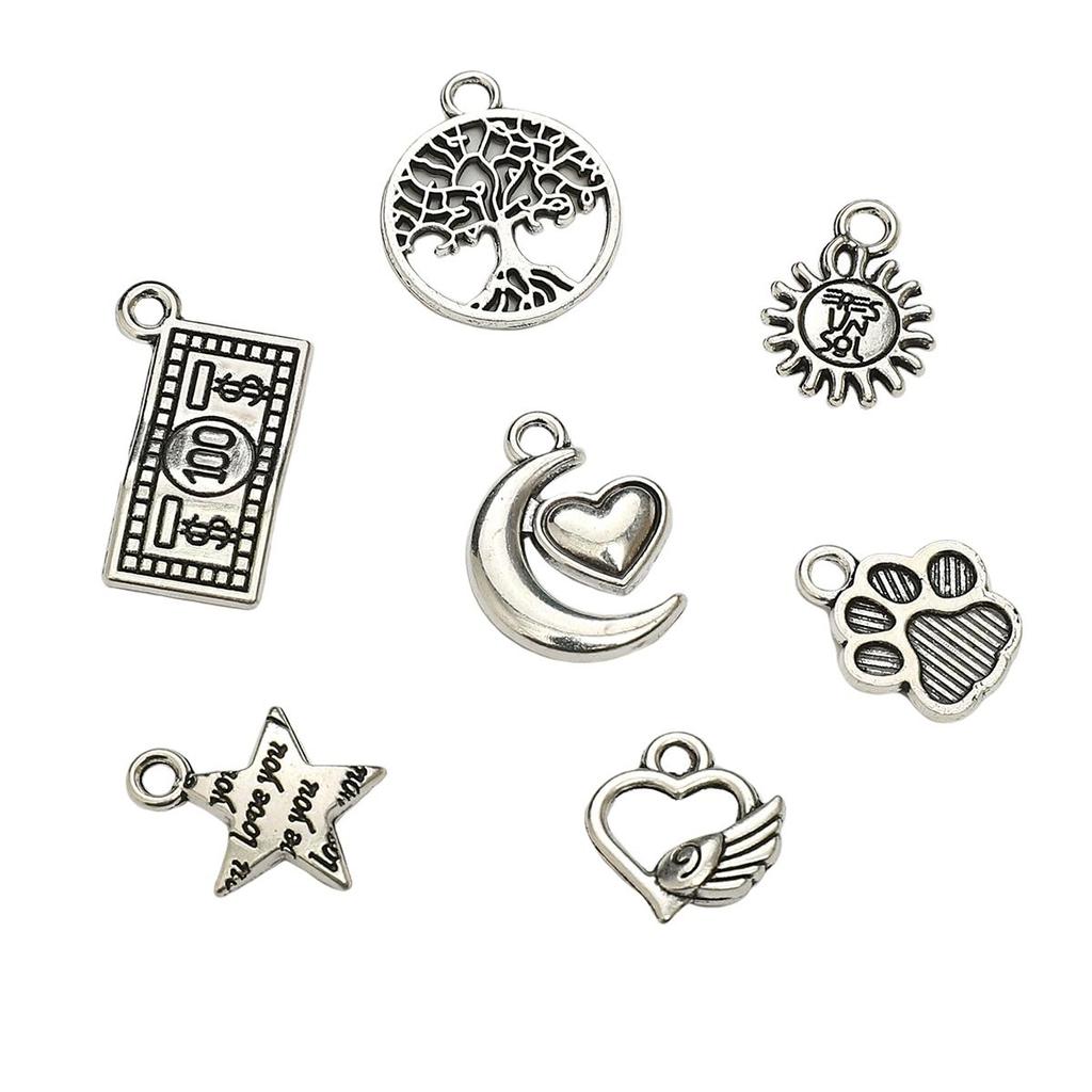 5/10pcs/bag Special-Shaped Alloy Pendant DIY Bracelet Necklace Earrings Jewelry Accessories