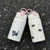 500ml ladies' cute cat pattern insulated cup 316 stainless steel insulated cup  stainless steel water bottle with straw