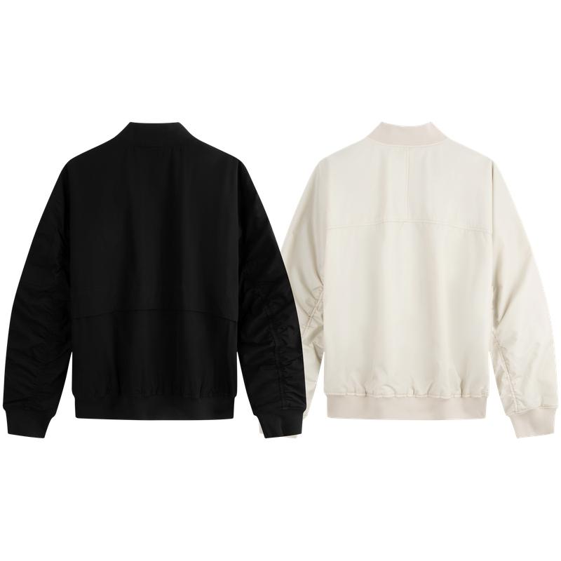 Calvin Klein Vintage Reversible Outdoor Baseball Collar Pilot Jacket Men Jacket Space-Black J326656