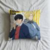 Bbanana Fish Anime Cushion Cover Inches Farmhouse Decor Home Throw Pillow Covers For Couch Decorations