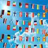 Euro 2021 Bunting 10m Polyester Country International Flags Decoration Football