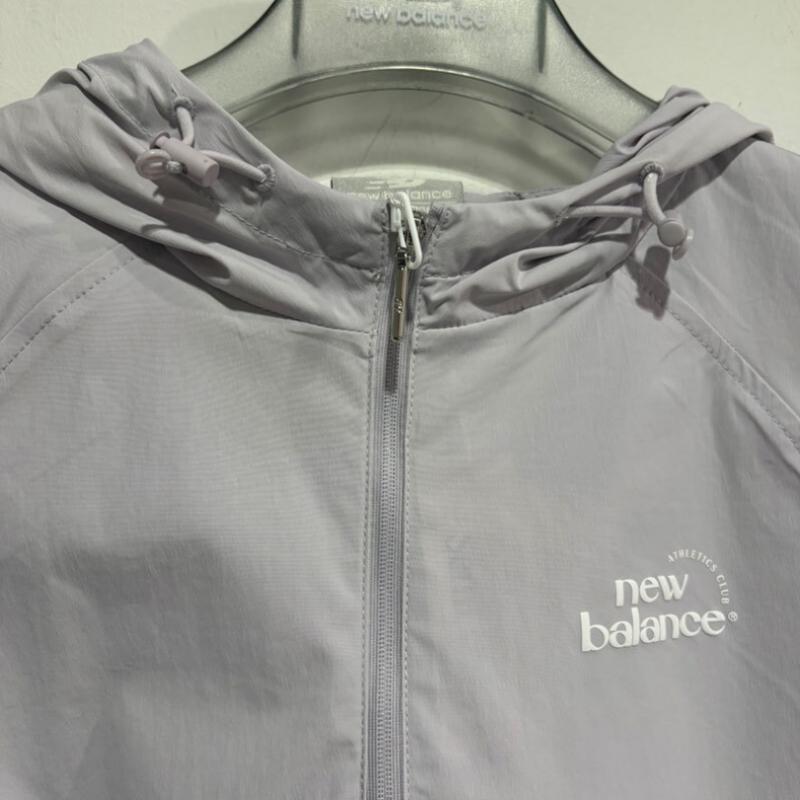 NeW Balance W Frozen Woven Hoodie Half Zip Up nbn0f3W612 Light Purple