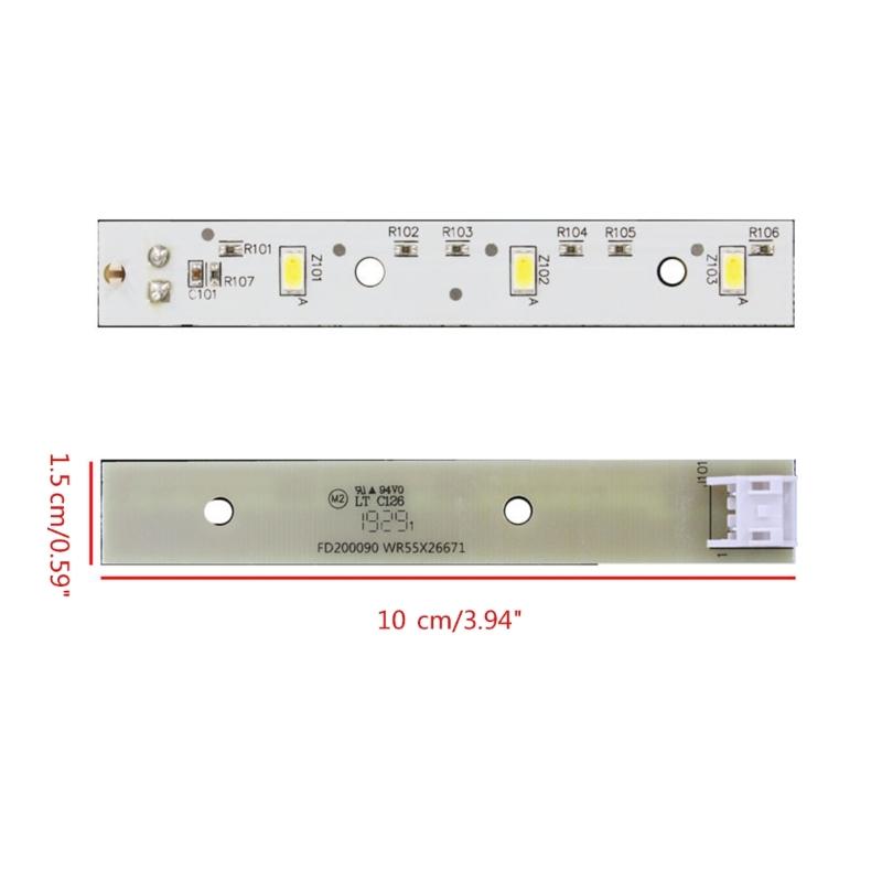 Scheda Luminosa LED per Frigorifero GE WR55X26671 PS11767930 AP6035586 4468532 EAP11767930 Congelatore Frigoriferi Accessorio