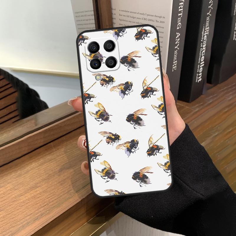 Bee Honey Cover For Samsung Galaxy M23 M33 M53 M13 M51 M11 M31s M30s M12 M32 M52 M20 M14 M34 M54 Case