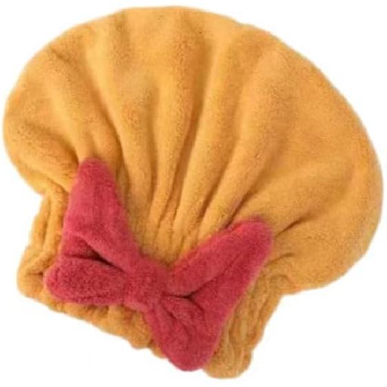 Super Absorbent Hair Towel Wrap for Wet Hair, Microfiber Hair Drying Caps Soft Absorbent Quick Drying Cap for Curly Thick Hair, Fast Drying Hair