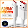 Xiaomi 120W 100W 90W 67W Turbo Fast Charging Type-C USB Cable For Xiaomi 11 12 13 14 15 17 Pro Redmi Note 11 12 13 14 POCO X5 X6 X7 Pro