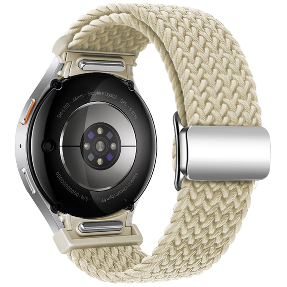 For Samsung Galaxy Watch FE 40mm/Watch7/6/6 Classic/5/5 Active/5 Pro/4/4 Classic/4 Active Braided Watch Band Magnetic Strap