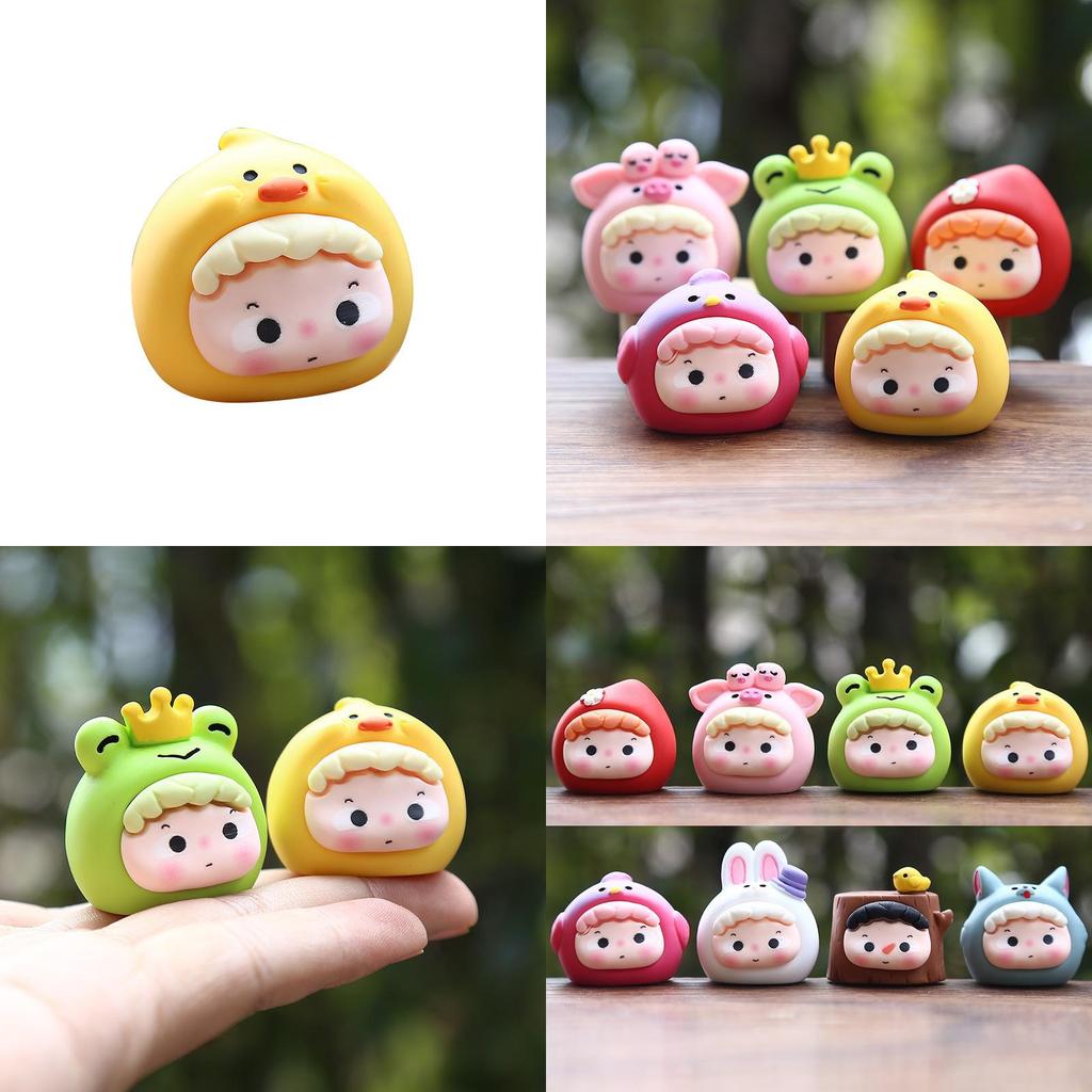 Forest Animal Girl Collectible Resin Random Box For Kids And Collectors