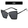 Butterfly X Metal Vintage Big Sunglasses Women Luxury Brand Designer Sun Glasses Popular Outdoor Travel Oversized Eyeglasses UV