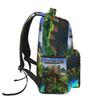 Popular Minecraft Print Lightweight Backpack: Durable, Breathable, Large Capacity, Casual Double Shoulder Bag.