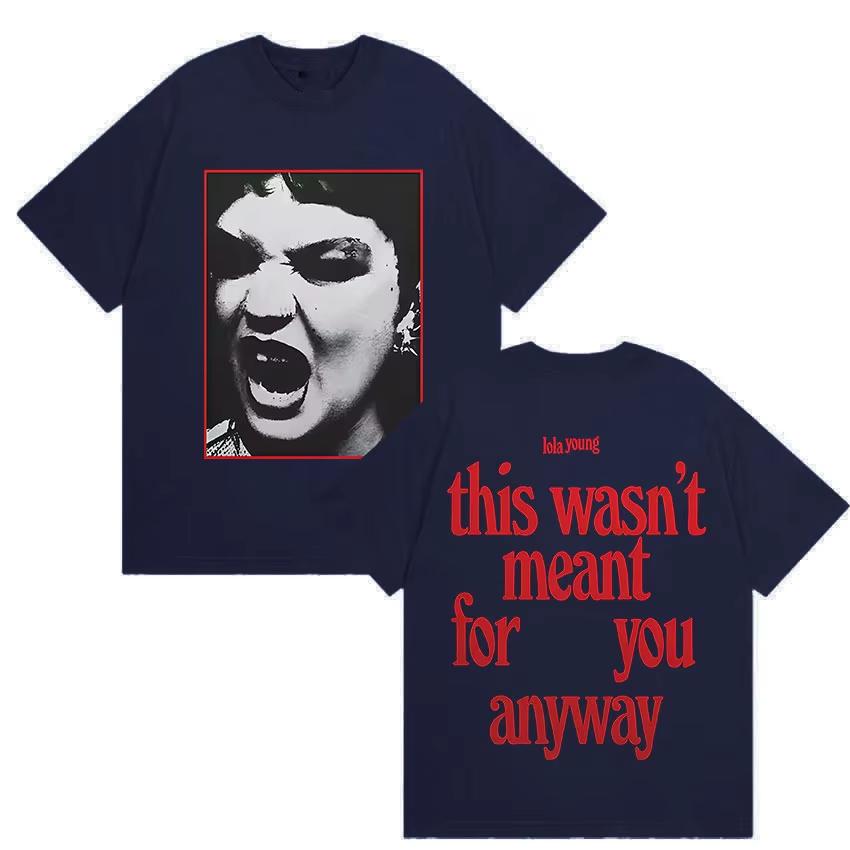 Lola Young Album Tour 2025 Graphics Cover T Shirts Men Women's Fashion Oversized T-shirts Vintage Harajuku Short Sleeve T Shirts