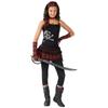 Used Pirate Skull Rocker Costume M Child/Girl Pirate Cosplay