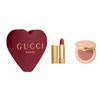 Gucci Rouge à Lèvres Mat Lipstick With Gucci Blush De Beauté Gift Box Sets Easy to Blend Natural Adherent 520