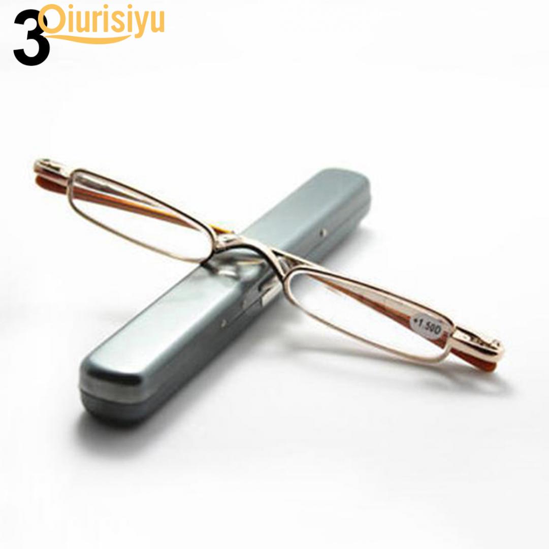 

Модные ультратонкие очки для чтения 1,00–4,00 диоптрий Здоровье и красота +1.50 Strength серый