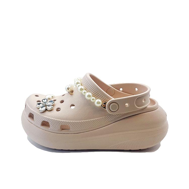 

Crocs Galaxy Bead Chain EVA Sweet and Cute Decorative Buckle Hole Shoes Unisex Pink 38-39 розовый