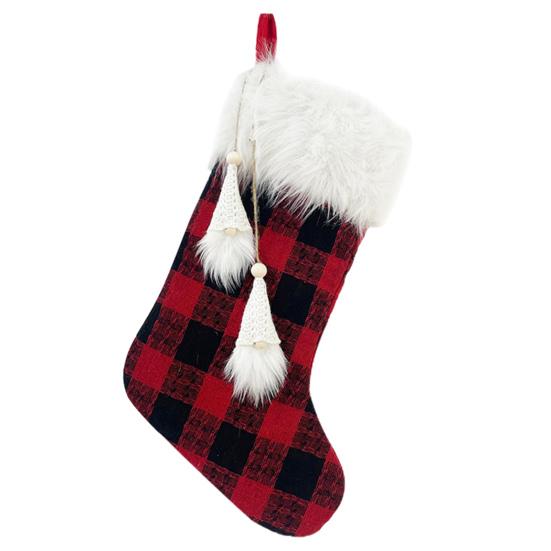 Dilwe Chaussette De Noël Bas De Noël à Suspendre, Dessin Animé, Cadeau