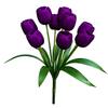 9 Heads Artificial Tulip Bouquet DIY Flower Floral Arrangement Flower Bouquet Realistic Artificial Flowers