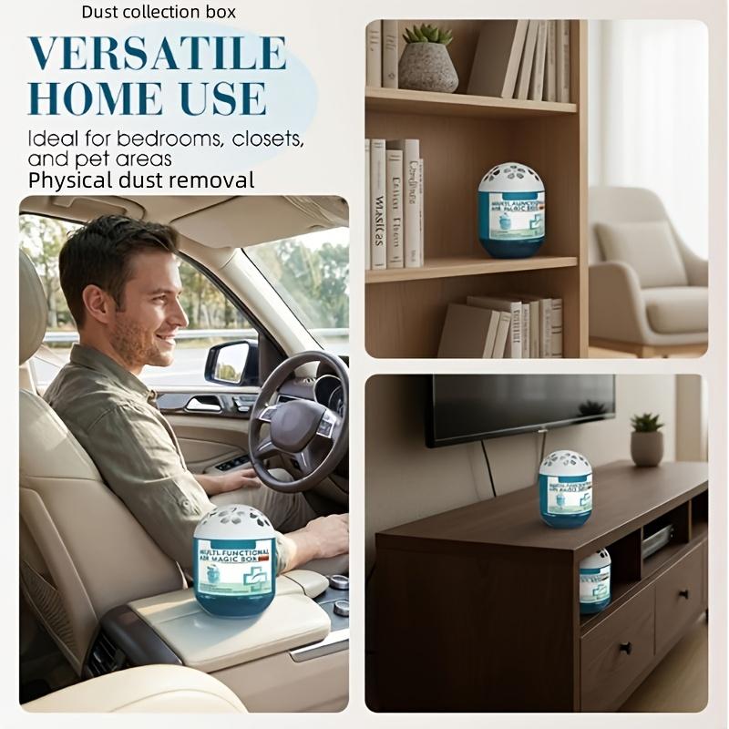 The Multifunctional Dust Collector Is a Household Cleaning That Uses Powerful Suction To Automatically Purify Indoor Air Throughout the Day