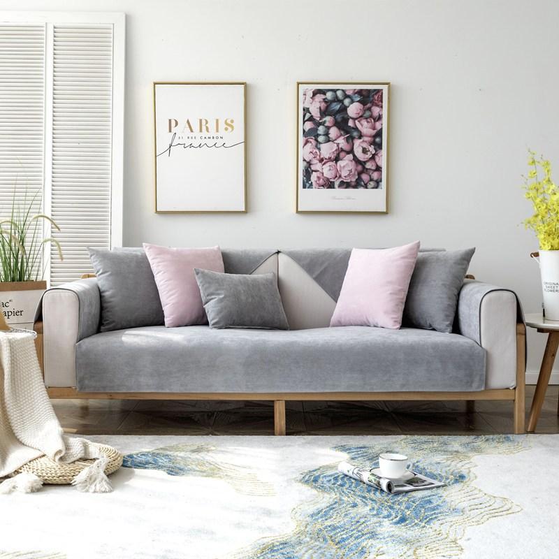 

Четыре сезона простая ткань водонепроницаемая диванная подушка скандинавский нескользящий мочеизоляционный чехол для дивана подушки сиденья 70*70