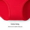 Manifen Lucky Red Lace Mid-Waist Briefs