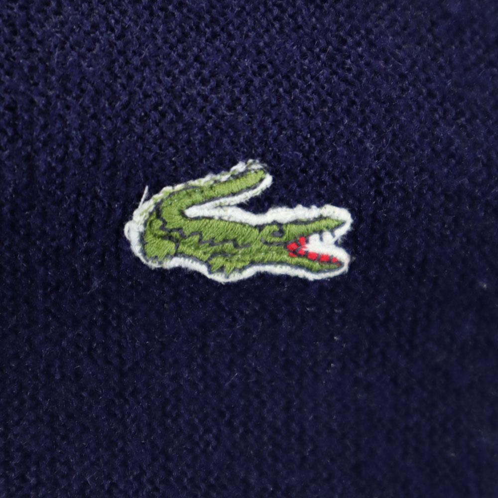 IZOD LACOSTE 70s Vintage Spool Tag Long sleeve V neck knit cardigan L Men's Used