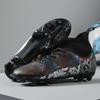 Overseas High-top Football Shoes Male and Female Students Breathable Football Shoes Professional Games Lightweight